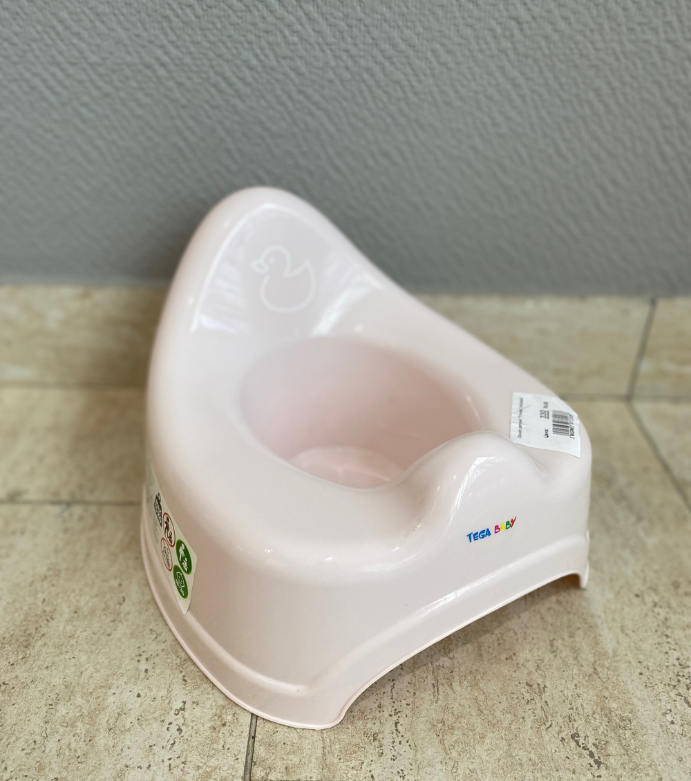 Горшок детский "Уточка" розовый