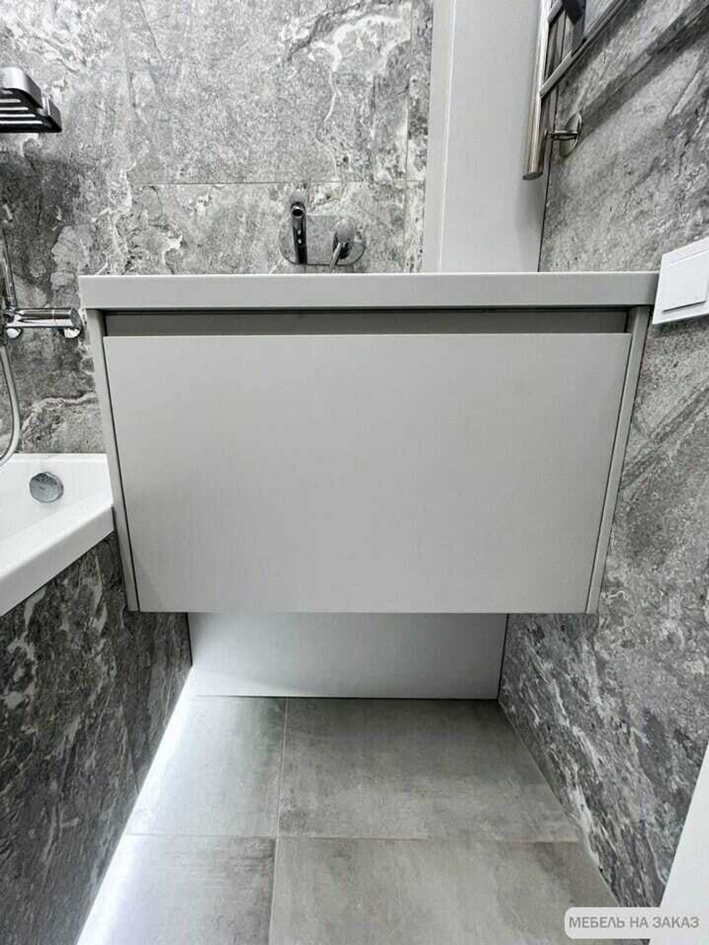 Подвесная тумба под раковину на заказ