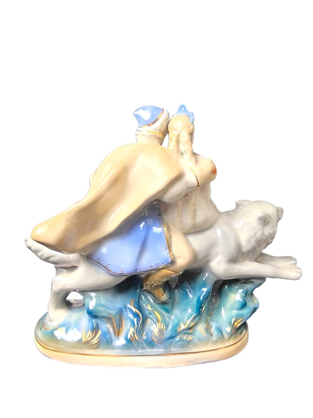 Статуэтка "Иван-царевич и Елена Прекрасная на сером волке"