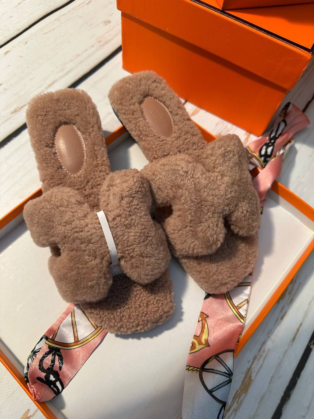 Шлепанцы Hermes, арт. 469022498