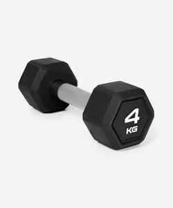 Гантель гексагональная DB-301PRO 4 кг, обрезиненная, черный