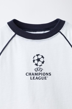 ZARA ФУТБОЛКА С ПРИНТОМ UEFA CHAMPIONS LEAGUE ®, БЕЛЫЙ
