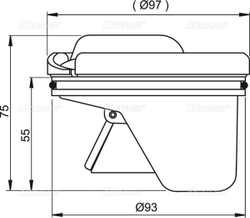 Гидрозатвор APV0020 комбинированный SMART