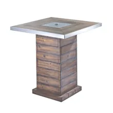 Стол-камин газовый Standing Table Lime, Сlifton