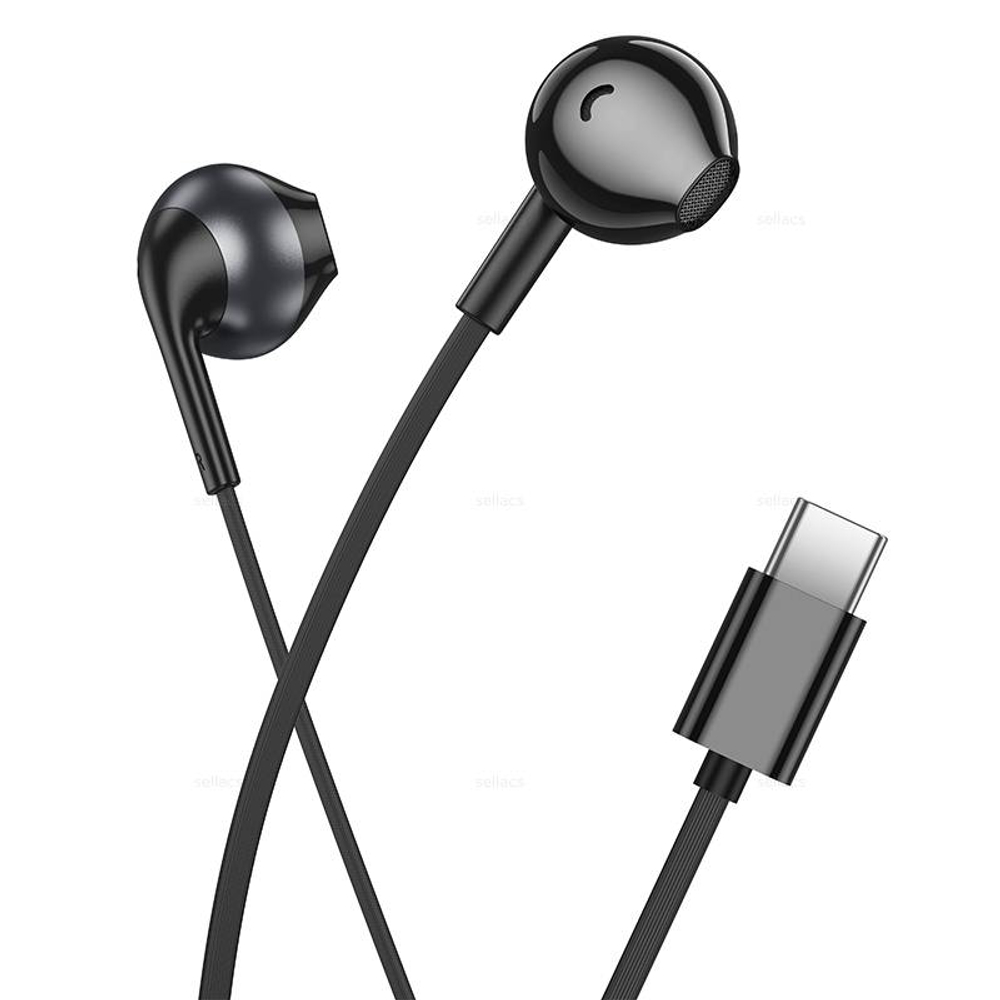 Проводные наушники для Type-C Hoco M115 (black)
