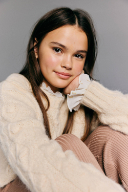 H&M Вязаный свитер, светло-бежевый