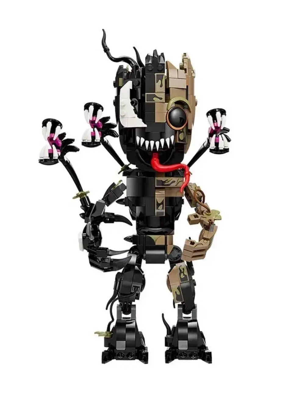 Конструктор Groot Веномизированный Грут 630 деталей 67008