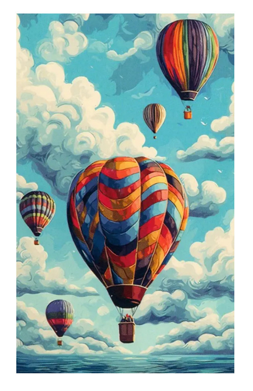 Набор для творчества МОЗАИКА алмазная Воздушное путешествие АСТ 30*50 см (08393)