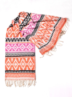 Шарф теплый с орнаментом Сканди