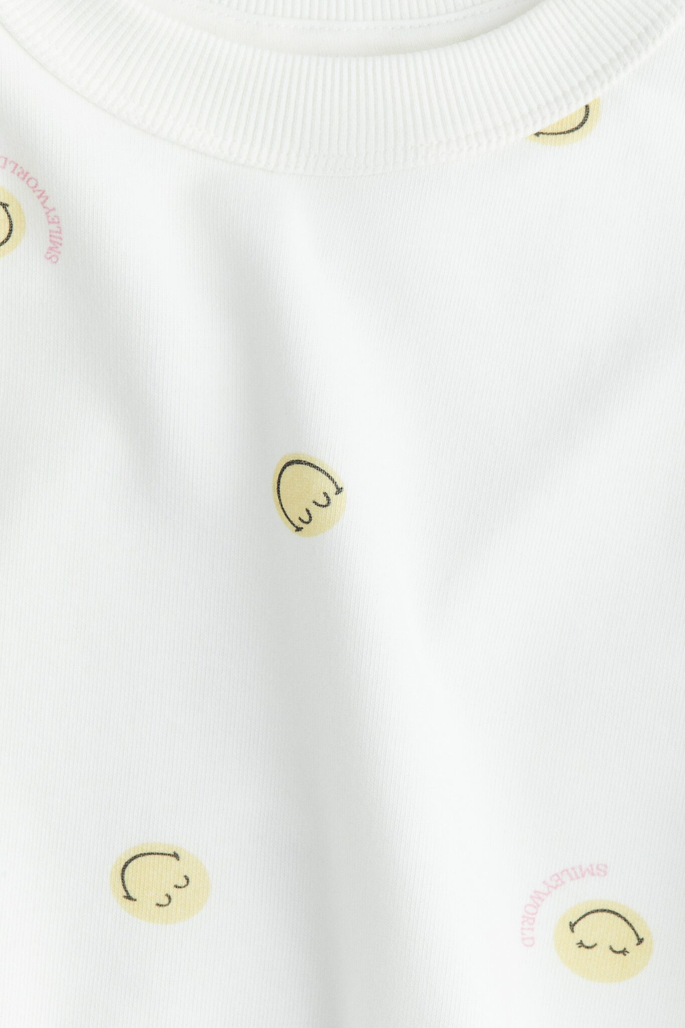 H&M Футболка с принтом, белый