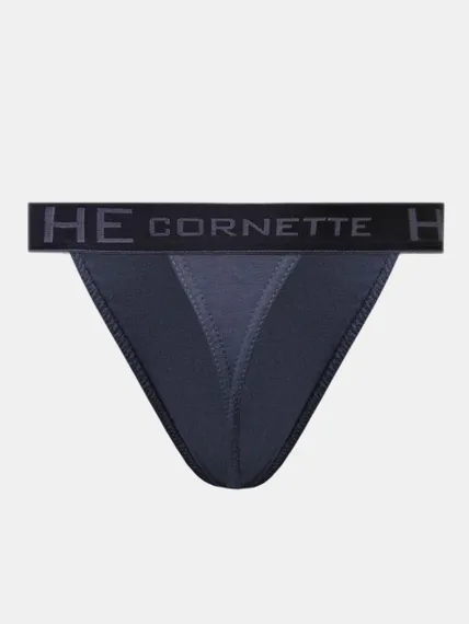 Трусы мужские стринги Cornette High Emotion 502, джинс