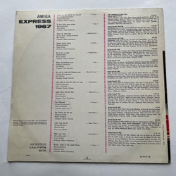 Винтажная виниловая пластинка LP Сборник Amiga Express 1967, Самые Модные Песни Этого Года (ГДР 1968)