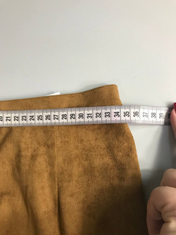 Юбка Angela Ricci замшевая, маркировка 38, визуально на 44 размер