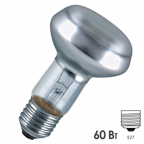 Лампа накаливания зеркальная CONCENTRA R63 SPOT 60W 220V E27 960cd 30° d63x105mm Osram 4052899182264