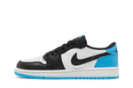 Кроссовки Jordan Air Jordan 1 Og "Black Blue Toe" (Женская размерная сетка)