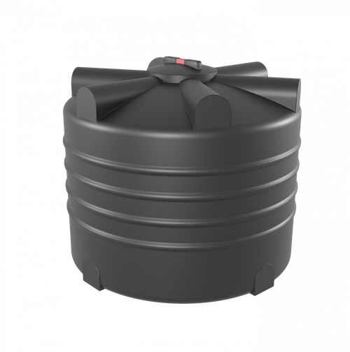 Емкость для технической воды Мультпласт KР-1000 1000 л. вертикальная (1220x1220x1000см;25кг;черный) - арт.552057