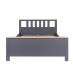 САГА кровать двойная 160х200, габариты: 173.6х208.7х100.7 см, серый/ясень