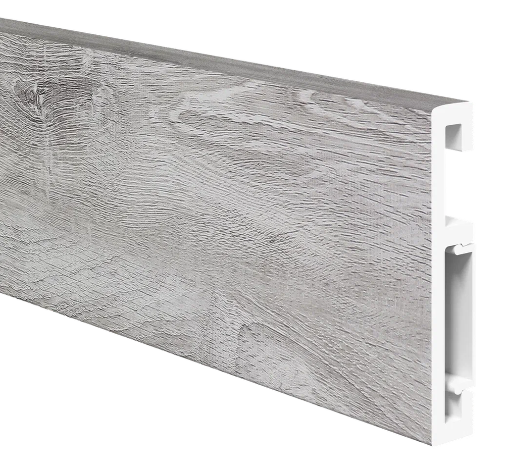 Напольный плинтус ПВХ Foresta Grace Дуб Лондон FG 004 2000х70х13 мм