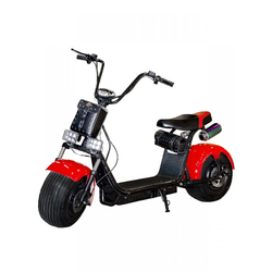 Электроскутер Citycoco с глушителем 1500W, 20Ah Черный