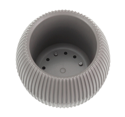 Кашпо ПИКАНТО круглое D115мм 0,35 л с пристегнутым поддоном