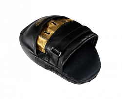 Лапы Training Curved Focus Mitt Short черно-золотые adiSBAC01