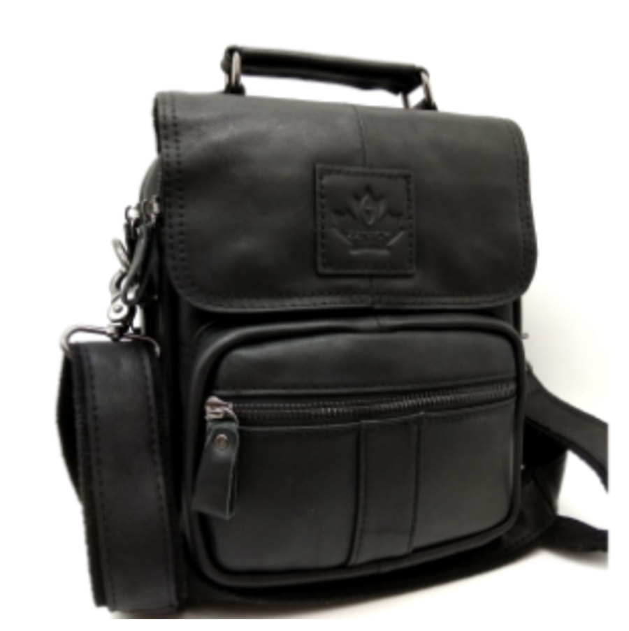 Стильные мужские кожаные сумки 22 х 18,5 х 9 см