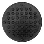 Резиновая опора для подкатного домкрата универсальная, D 72 мм, D 50, H 35 мм Matrix