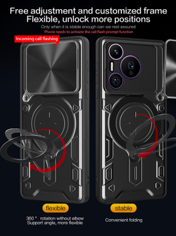 Чехол с кольцом Big Ring Case для Huawei Pura 70