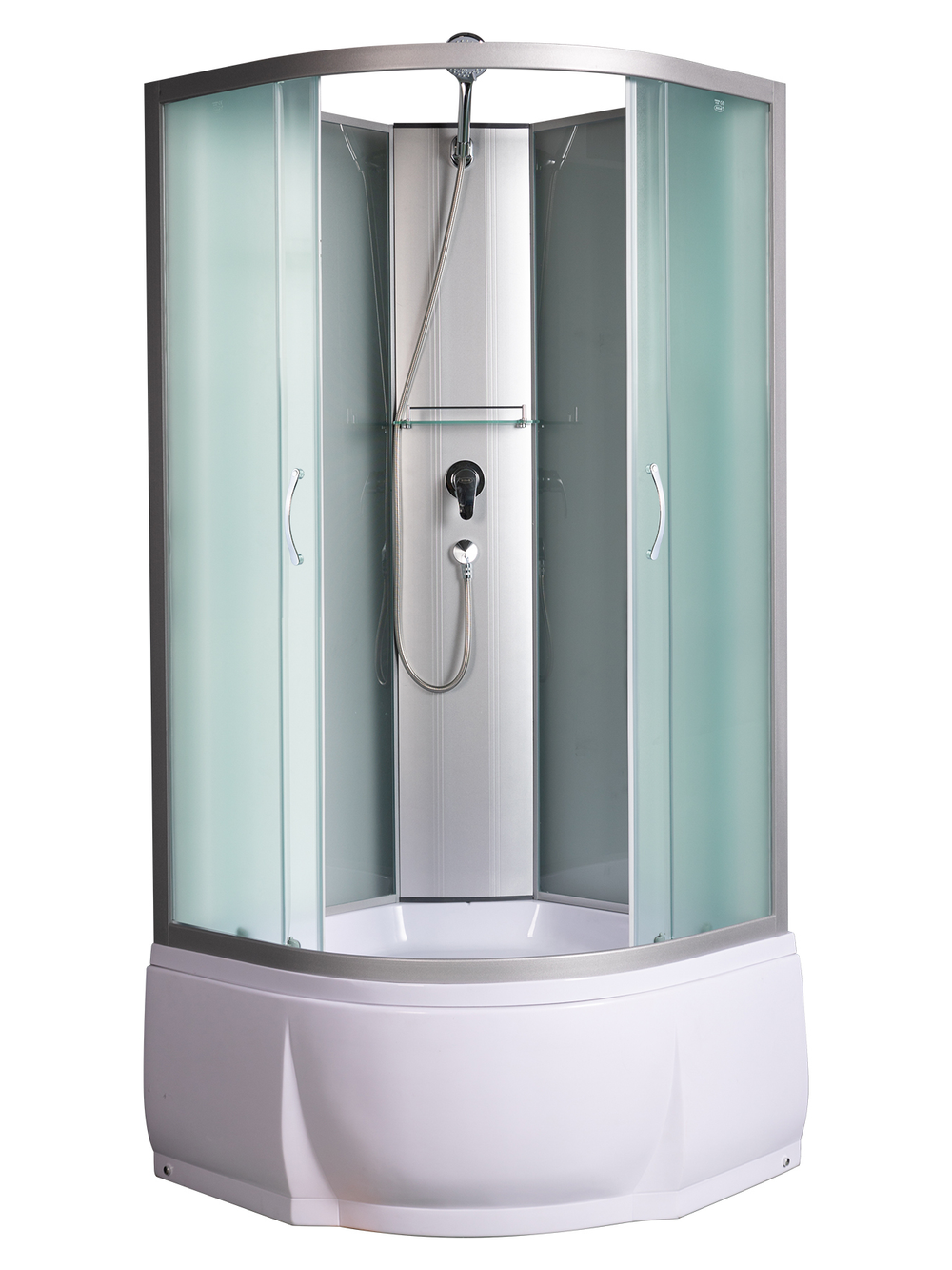 Душевая кабина RIVER NARA Б/К 80/43 МТ 80x80x206 10000000837 Универсальная Четверть круга
