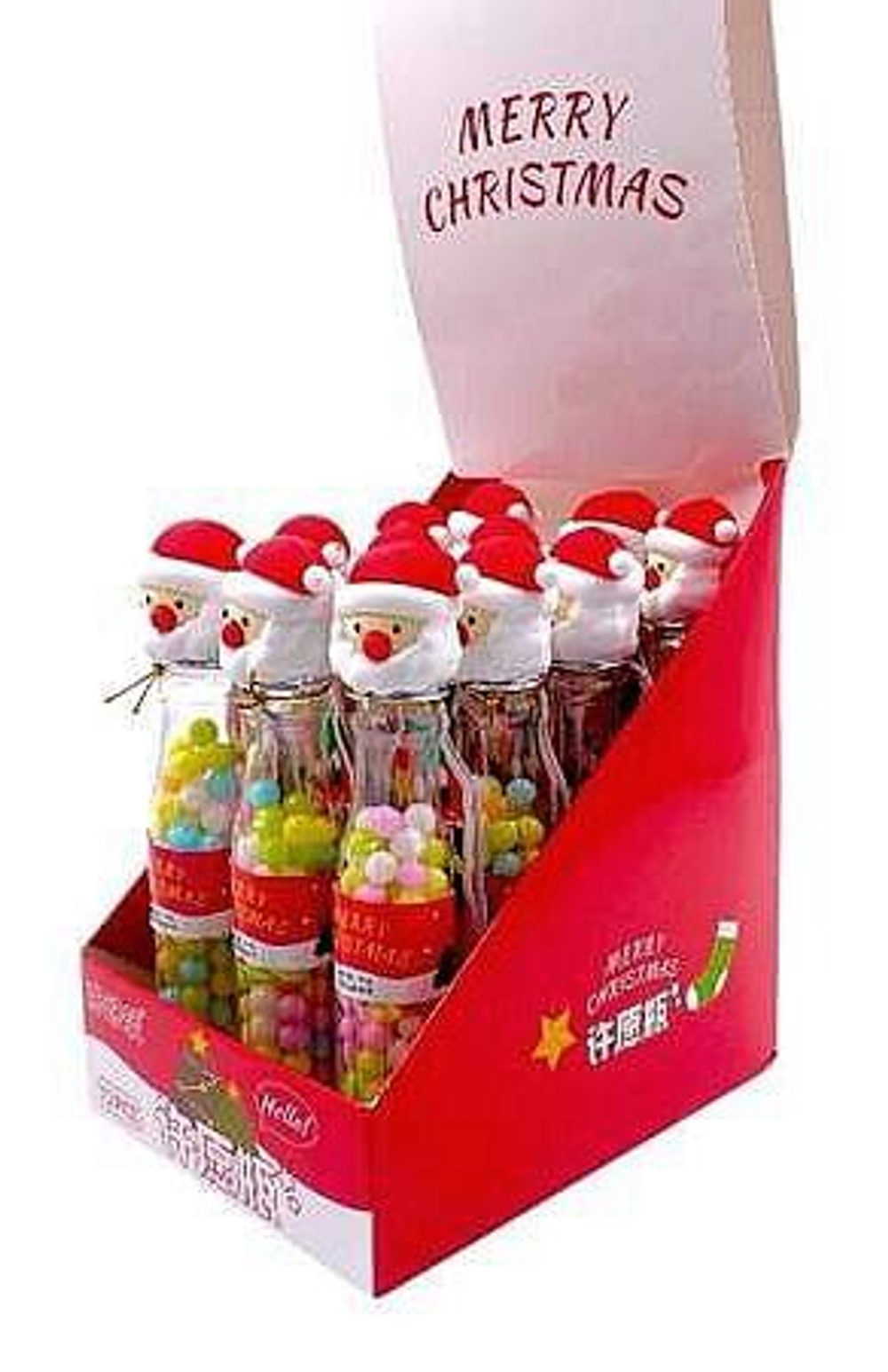 Новогодняя бутылочка с конфетами, 35 гр