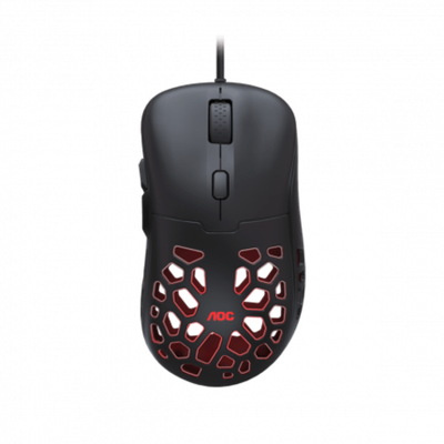 Мышь игровая AOC GM510B 6 кн. 16000 dpi, USB2.0 кабель 1.8 м Черный GM510B