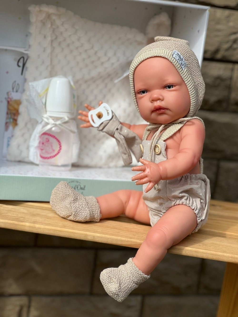 Кукла Реборн Nines 45см Rubi виниловая (N0201)