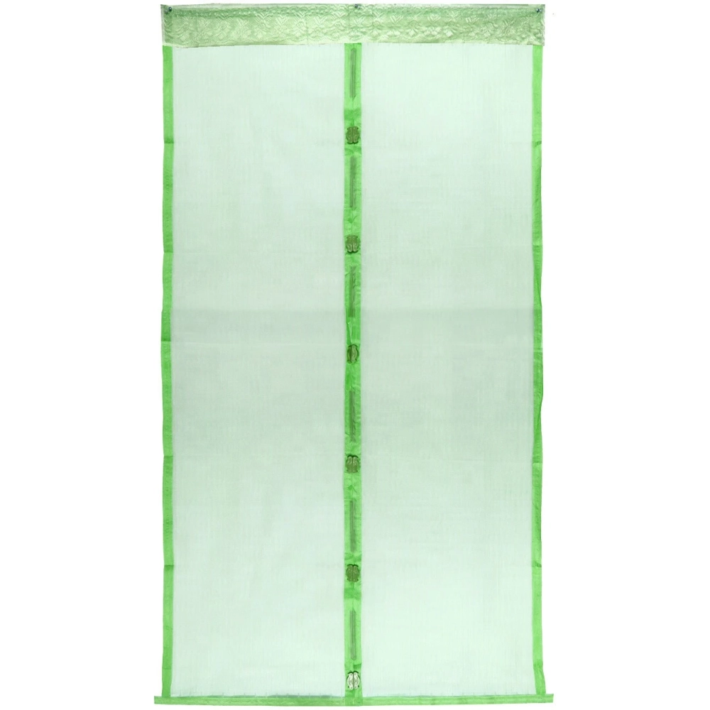 Антимоскитная сетка дверная на магнитах 100*210см «Классическая» зеленая ДоброСад