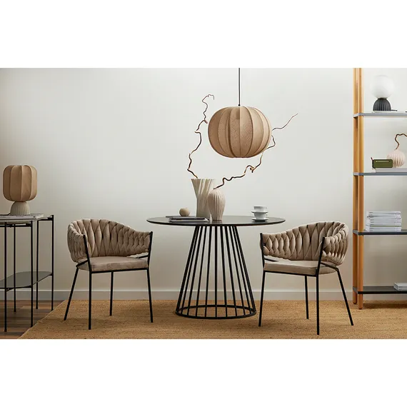 Лампа настольная texture rib, 27х39 см, бежевая