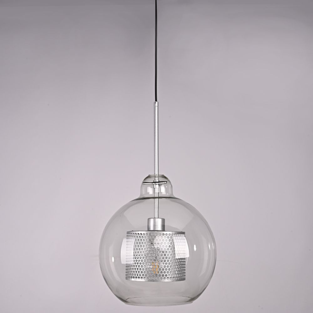 Подвесной светильник CATCH F pear silver D30