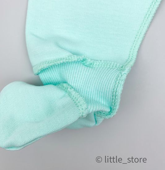 Ползунки хлопковые "Нежный возраст" Ментоловые