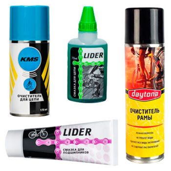 Смазки и очистители велосипеда