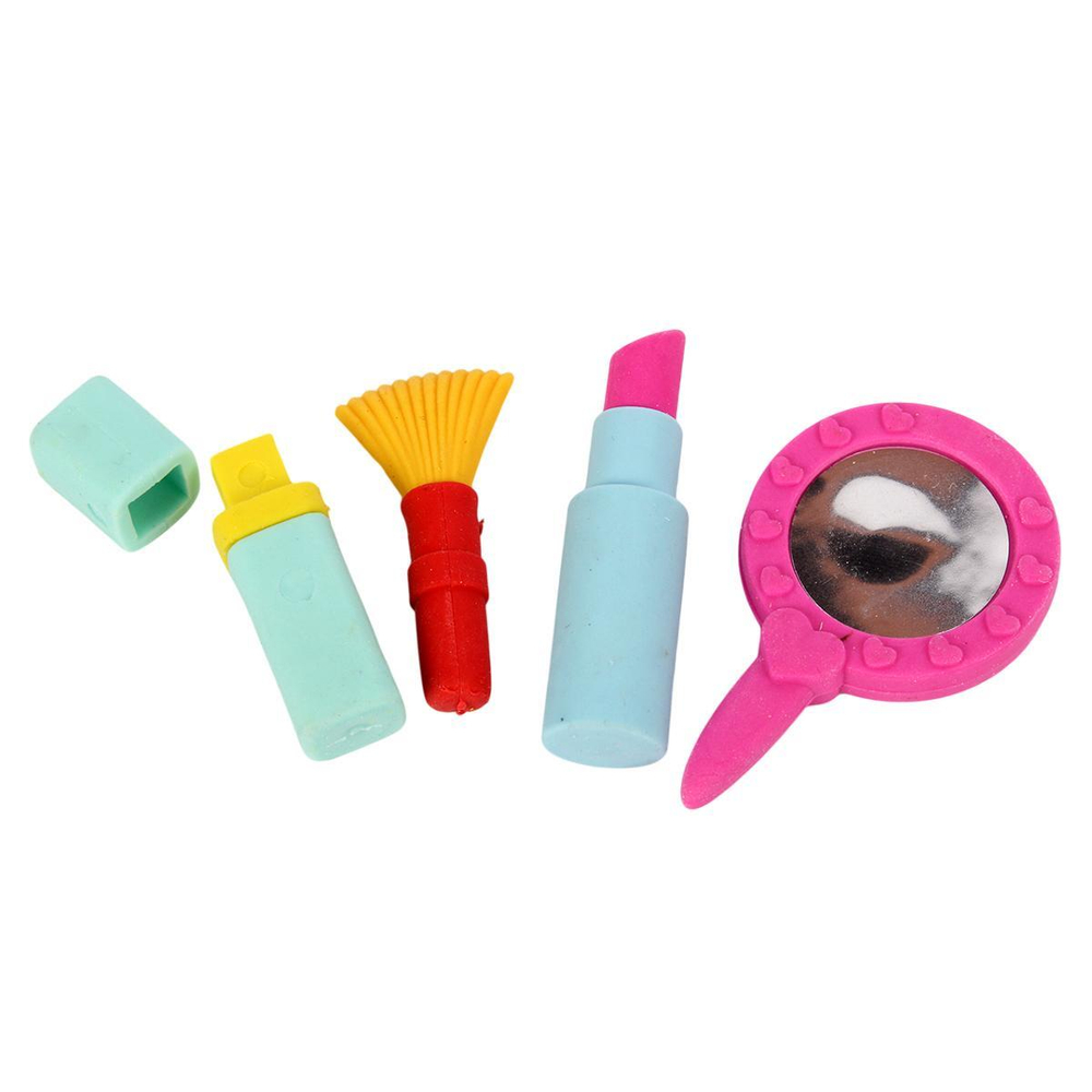 Набор ластиков "Аниме косметика" в карт коробке, 3 вида микс, С-40385