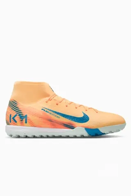 Сороконожки Nike Zoom Mercurial Superfly 10 Academy Mbappe TF - оранжевый