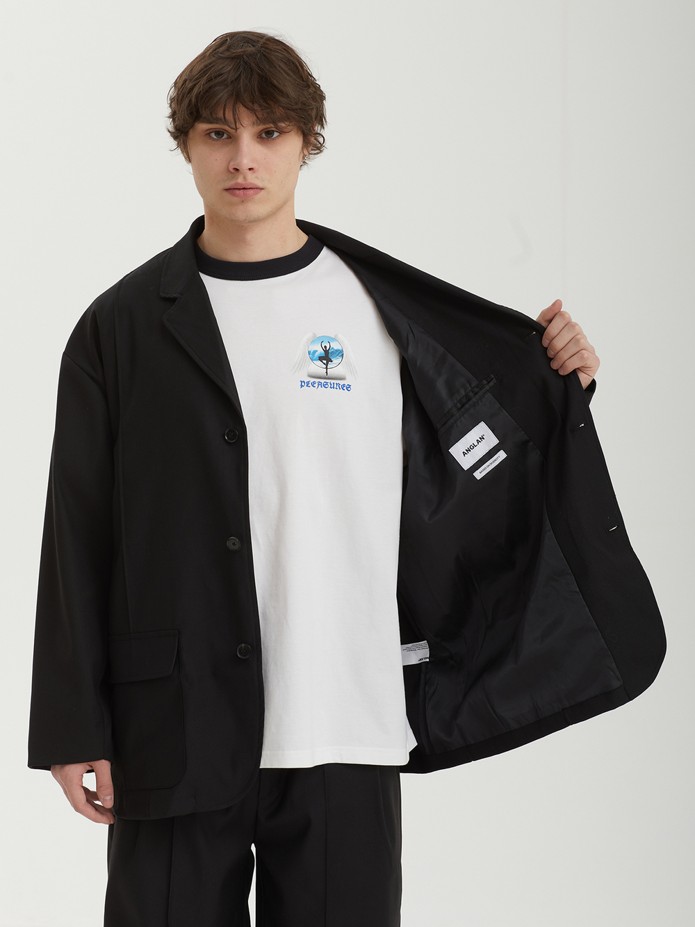 Мужской Блейзер Pin-tucked