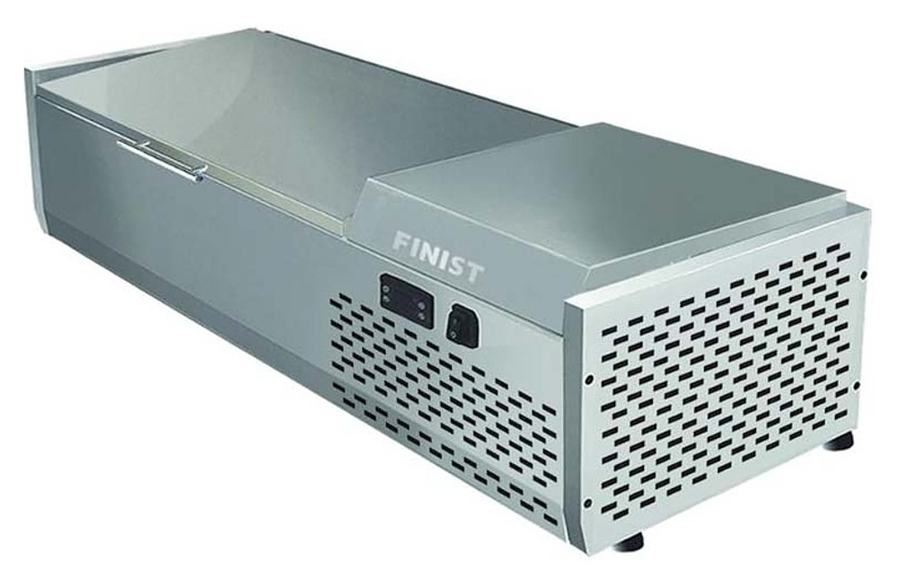 Витрина холодильная Finist ToppingBox НХВкр-10, с крышкой