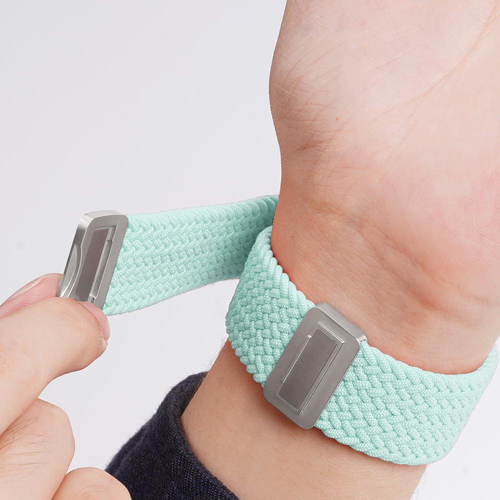 Эластичный ремешок зеленого цвета (Mint Green) для смарт часов Apple Watch размером 38, 40, 41 и 42MM, серия Mixture Ultra Series от Dux Ducis