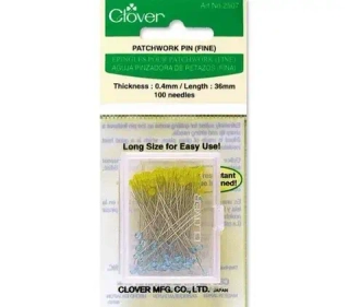 Булавки для пэчворка (тонкие) 2507 Clover