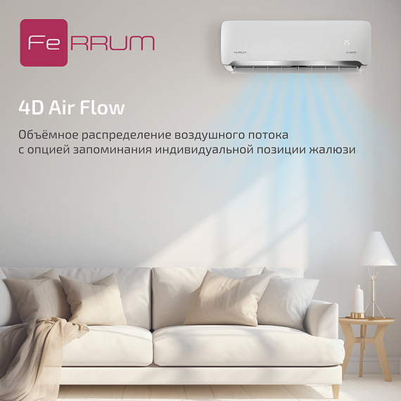 Инверторная система кондиционирования FeRRUM Force Full DC iFIS12F2С/iFOS12F2С — (3)