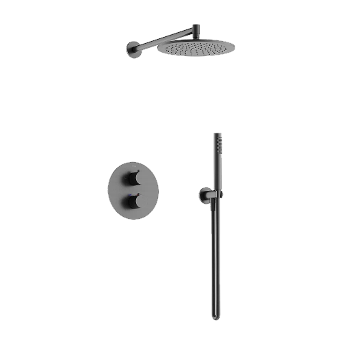 Душевая система Sancos Etna SC9010GG вороненая сталь