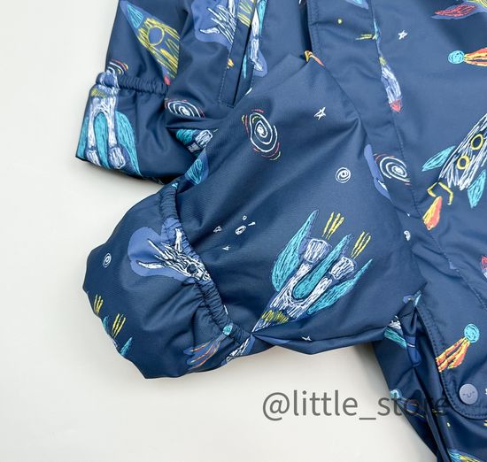 Комбинезон демисезонный "Ракеты" индиго