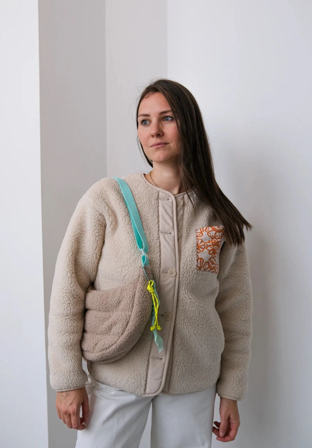 Сумка Aika Bags Долька Мини из барашков халва с мятой