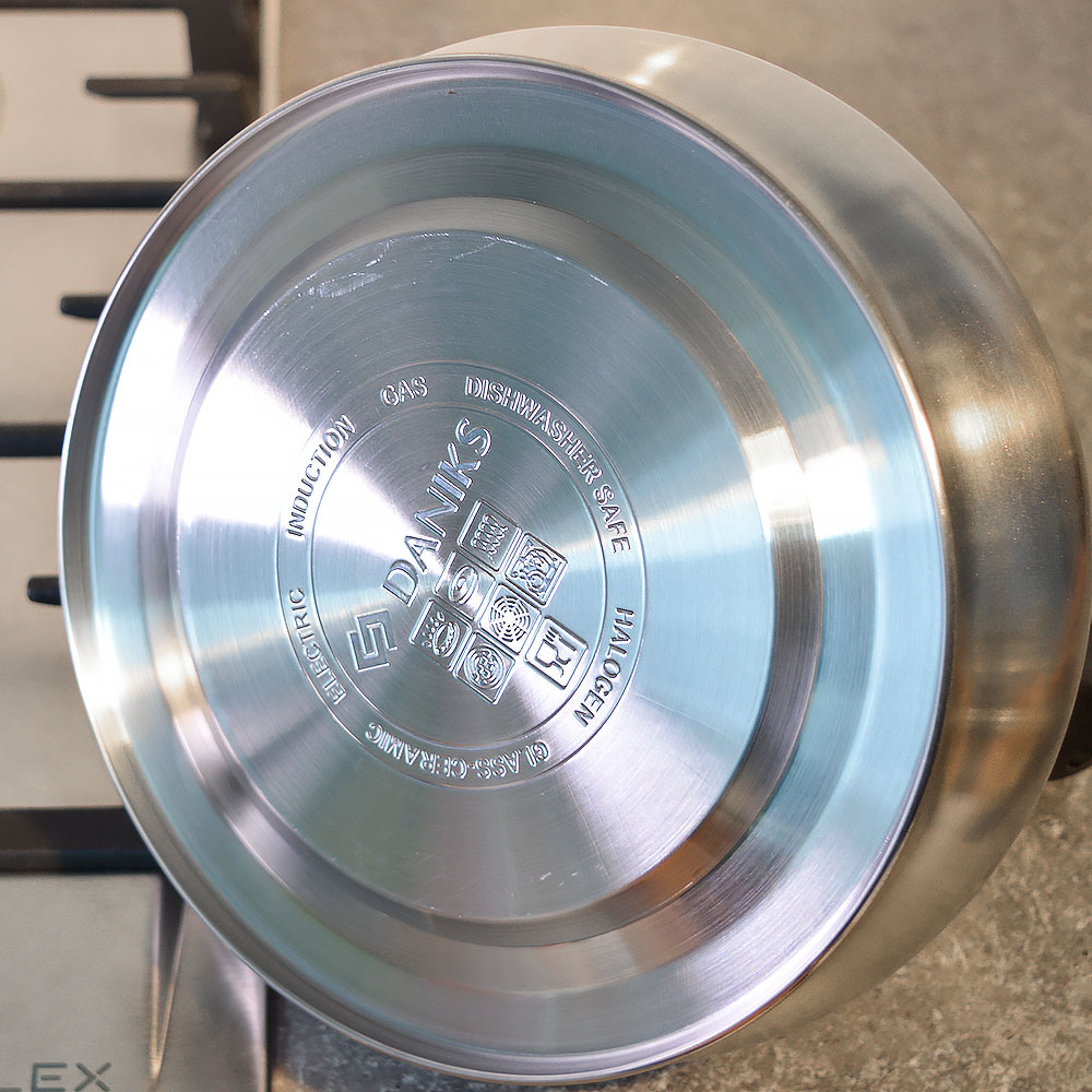 Чайник 3л нерж со свистком, матовый, ручка бакелитовая, "Daniks" GS-04511