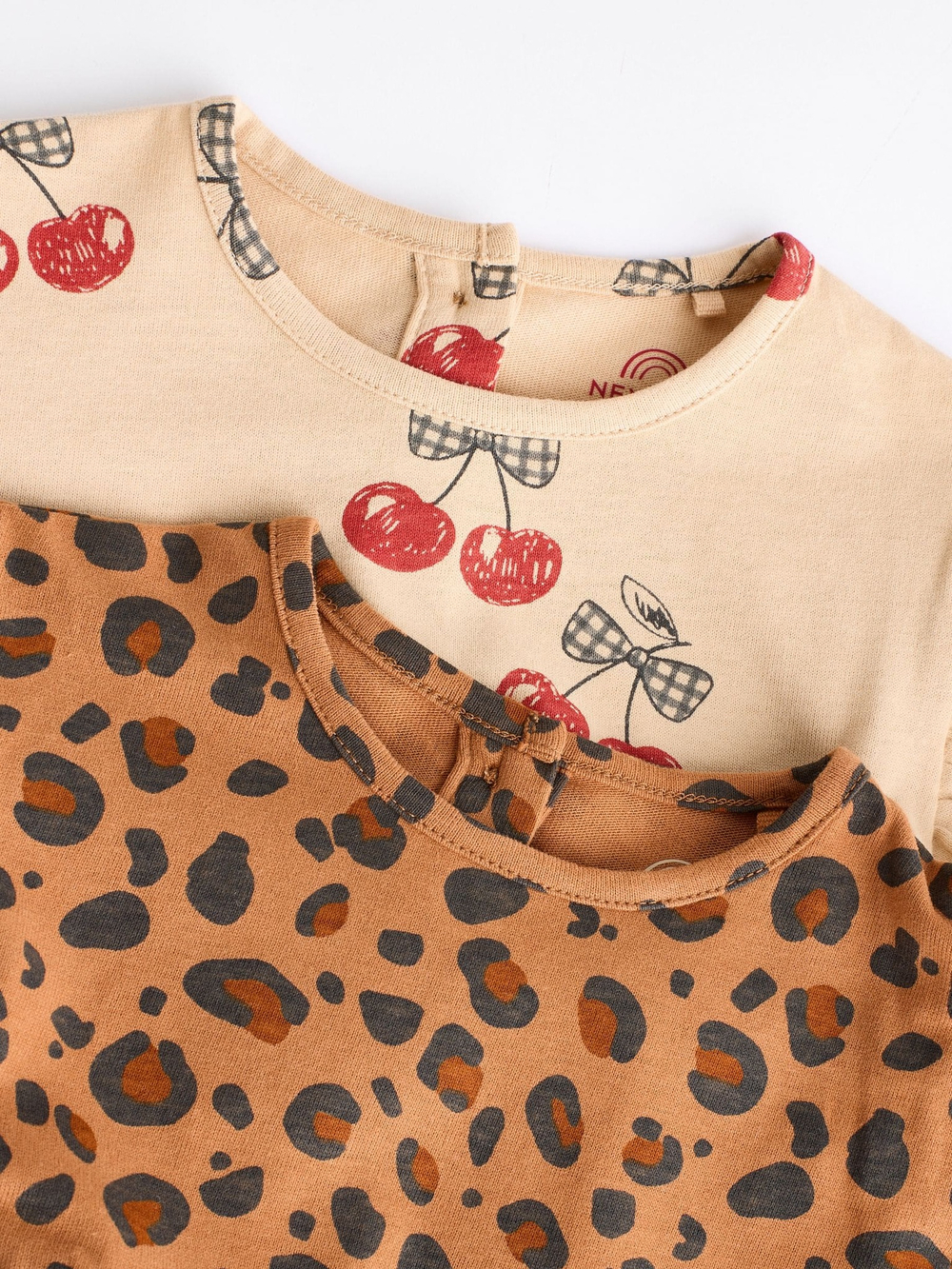 Платье для девочки Next B30-755, 2 шт, Коричневый, Бежевый