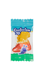 Мармелад Confectum funny 3D в форме динозавров